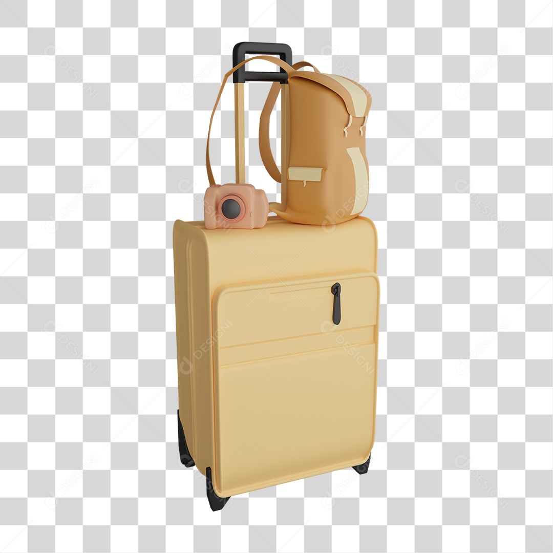 Malas Bagagem de Viagem PNG Transparente