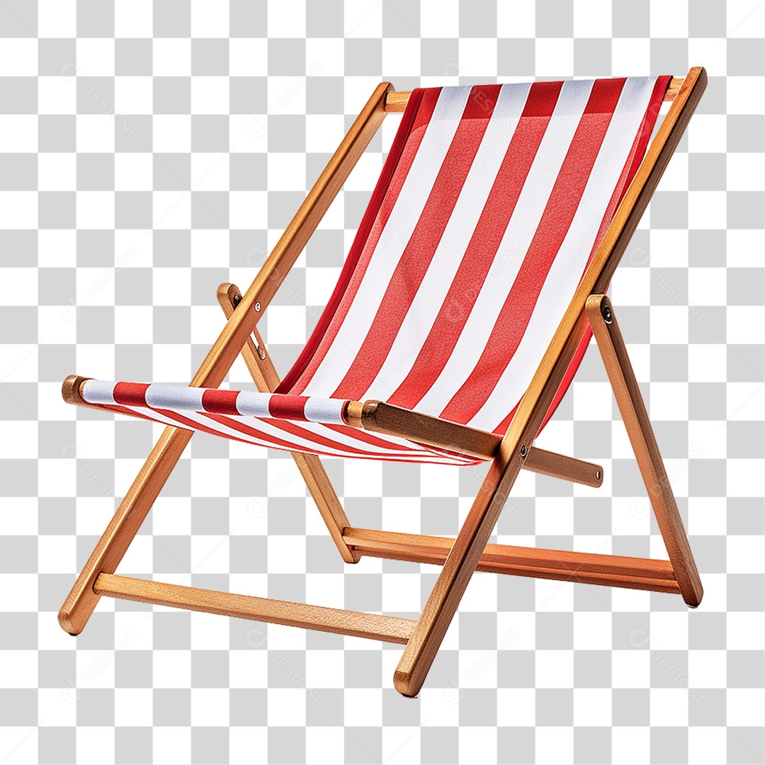 Cadeira de Praia com Pano PNG Transparente