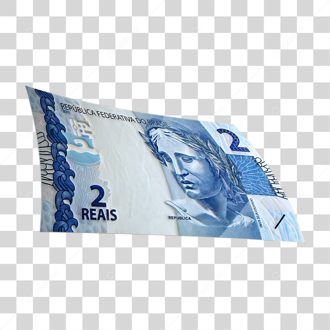 Nota de 2 Reais PNG Transparente