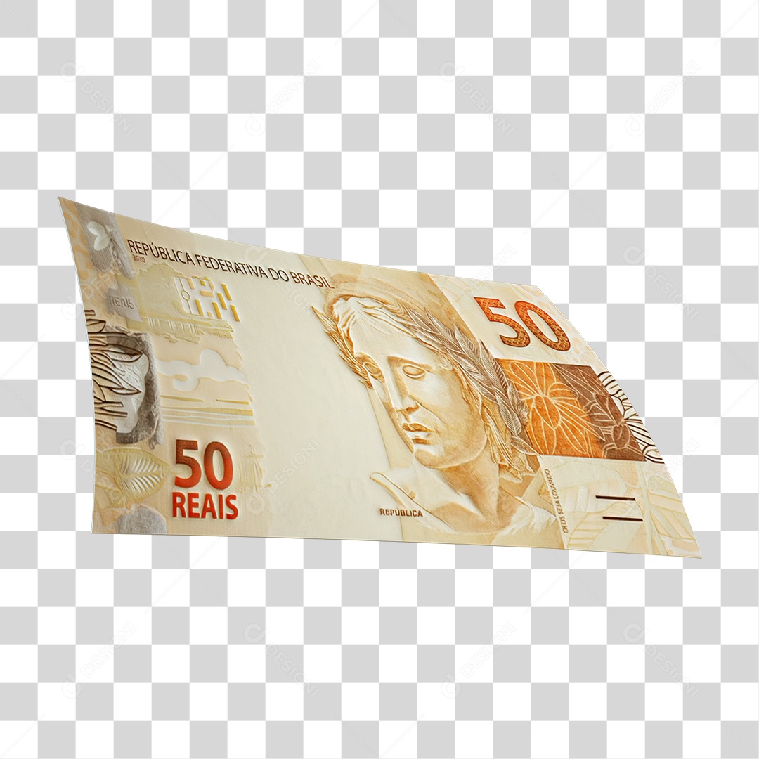 Nota de 50 Reais PNG Transparente