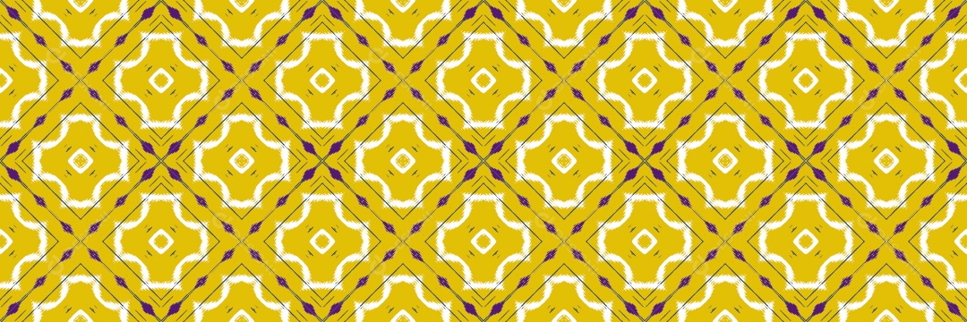 Padrão Tribal Tradicional Ilustração Amarela Vetor EPS