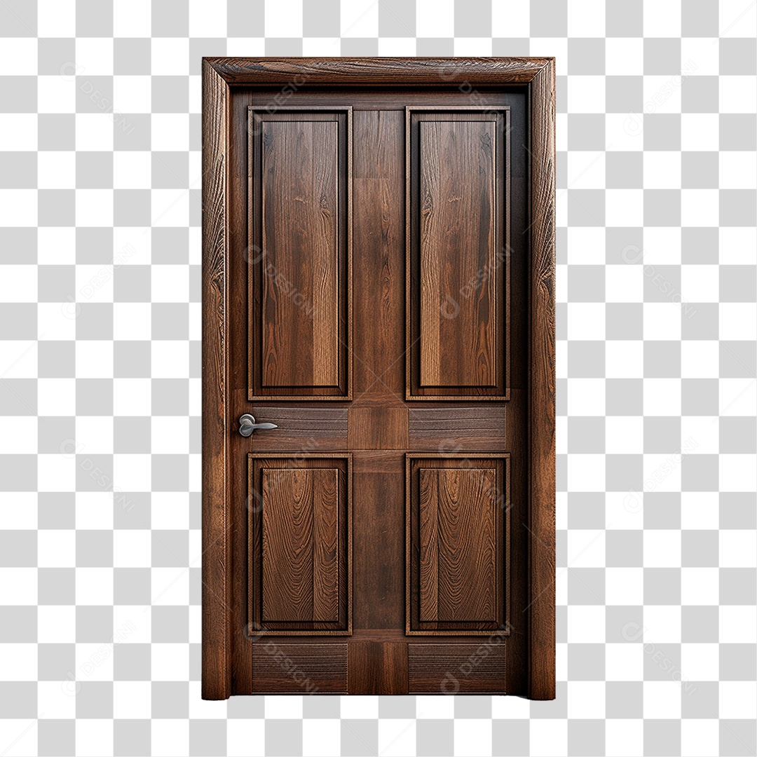 Porta de Madeira PNG Transparente
