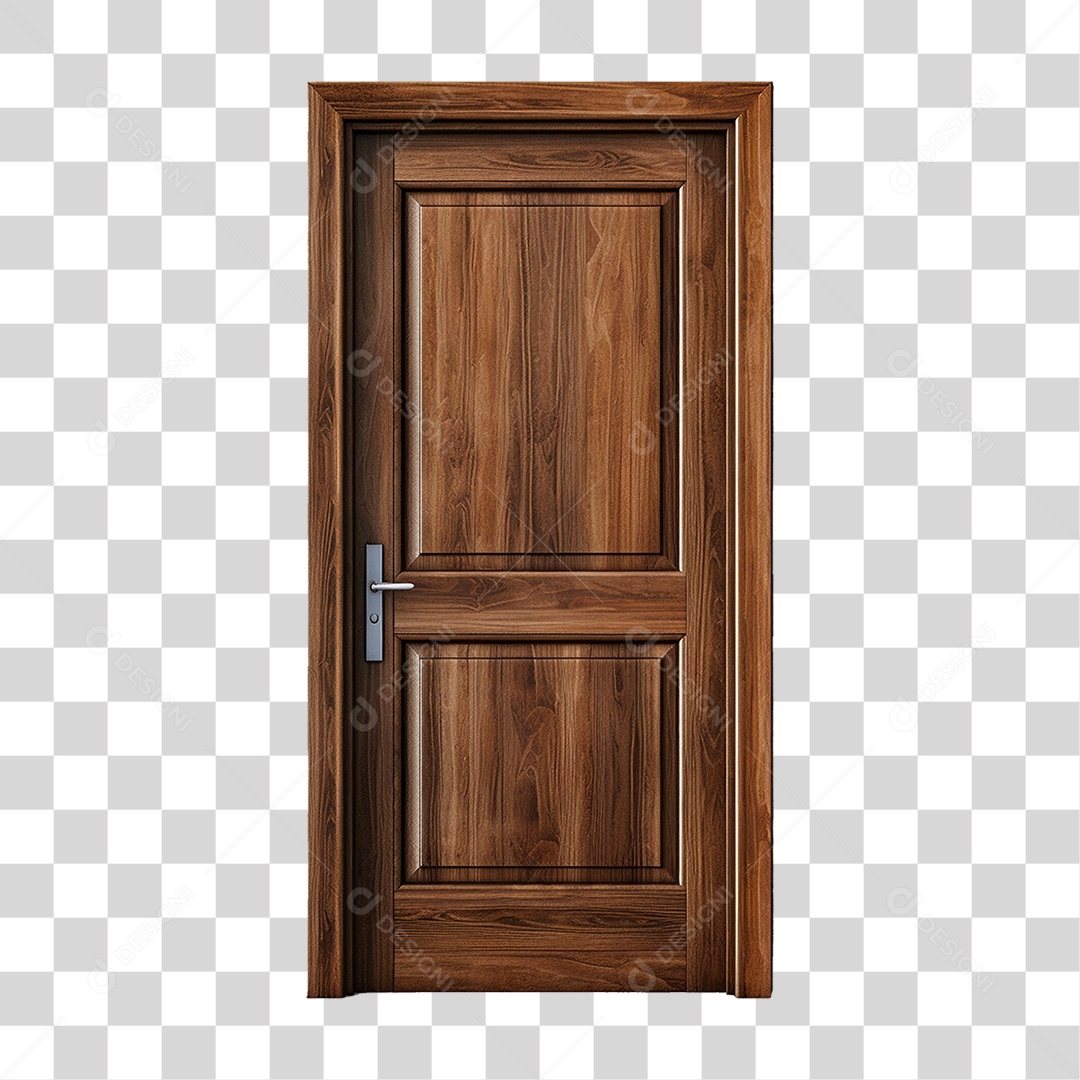 Porta de Madeira PNG Transparente