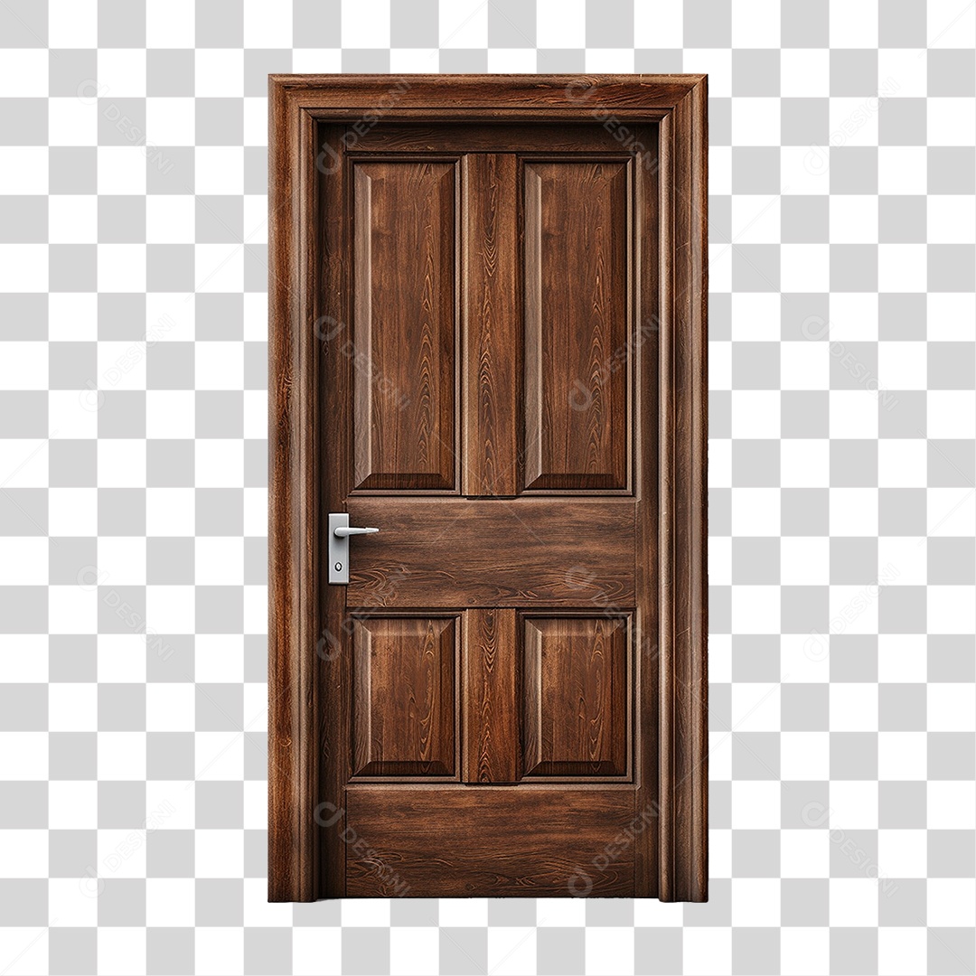 Porta de Madeira PNG Transparente
