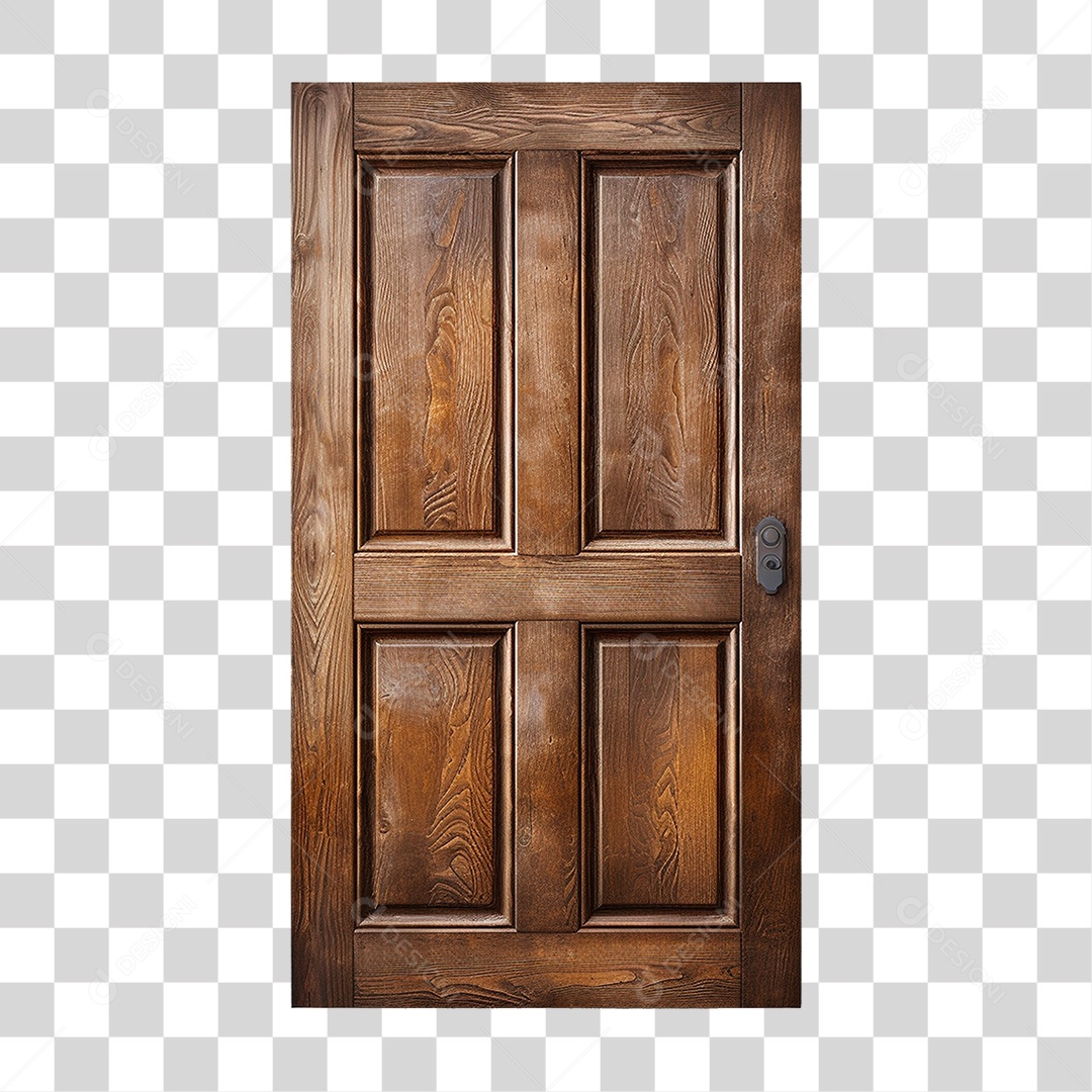 Porta de Madeira PNG Transparente