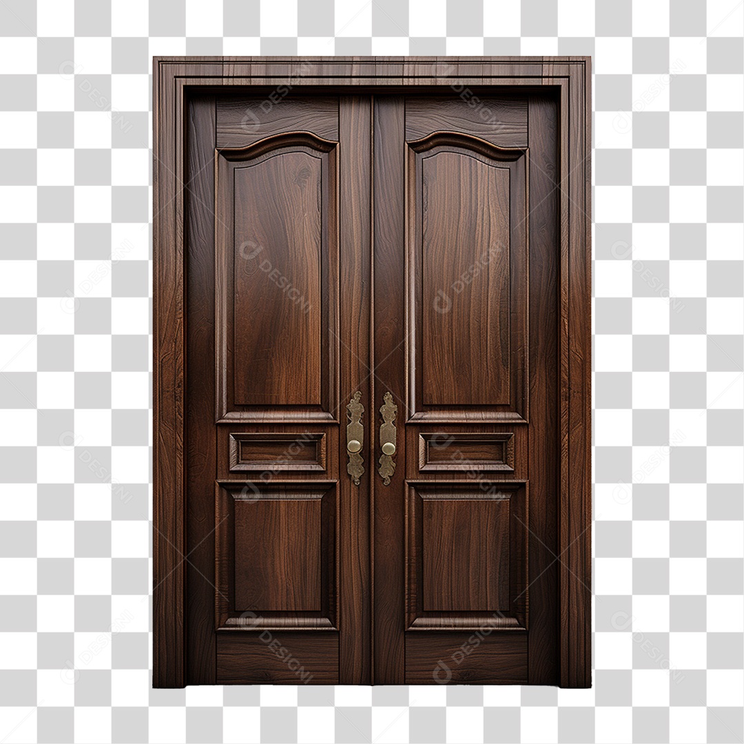 Porta de Madeira PNG Transparente