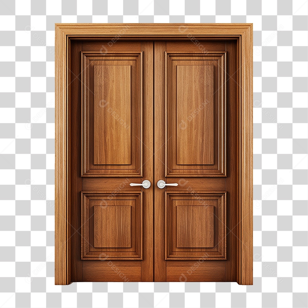 Porta de Madeira PNG Transparente