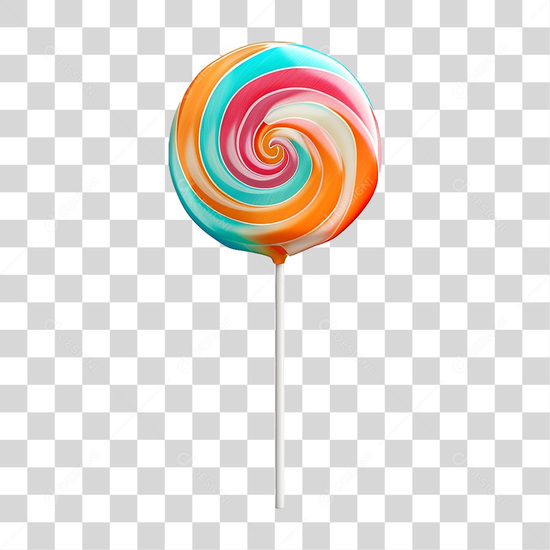 Twelve Colored Lollipop Transparent PNG