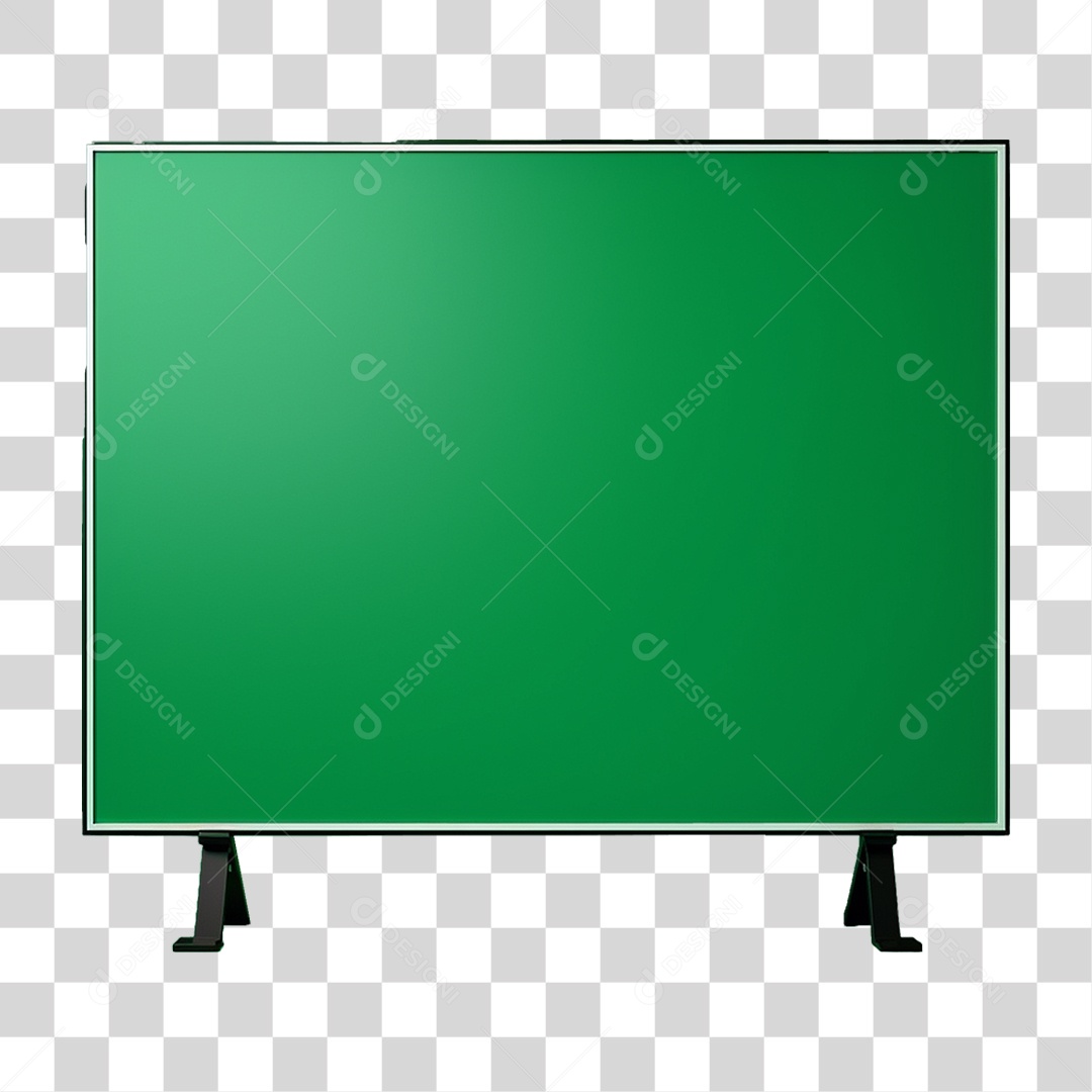 Elemento 3D Quadro PNG Transparente