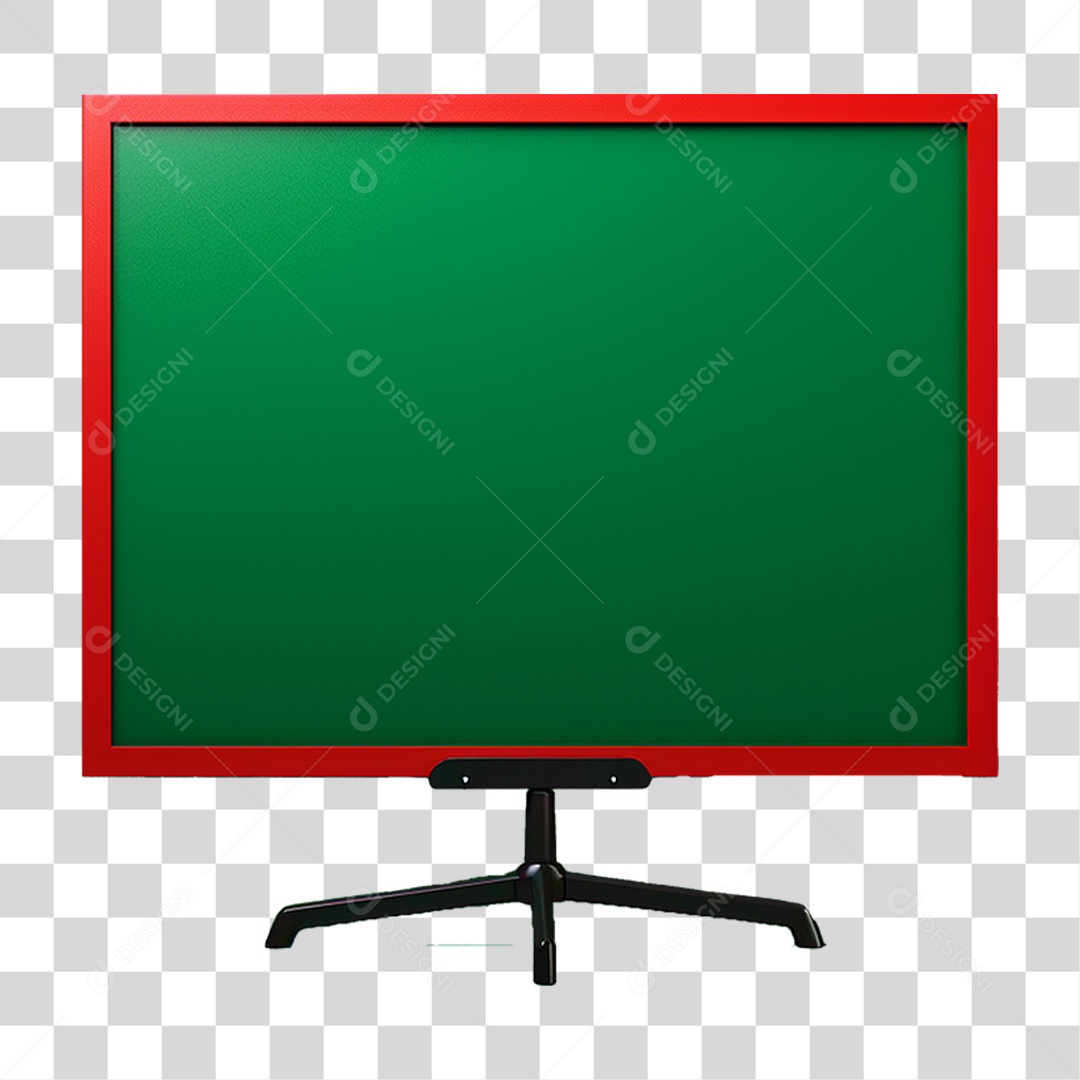 Elemento 3D Quadro PNG Transparente