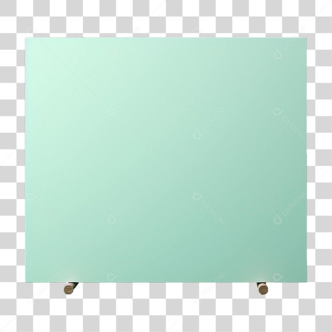 Elemento 3D Quadro PNG Transparente