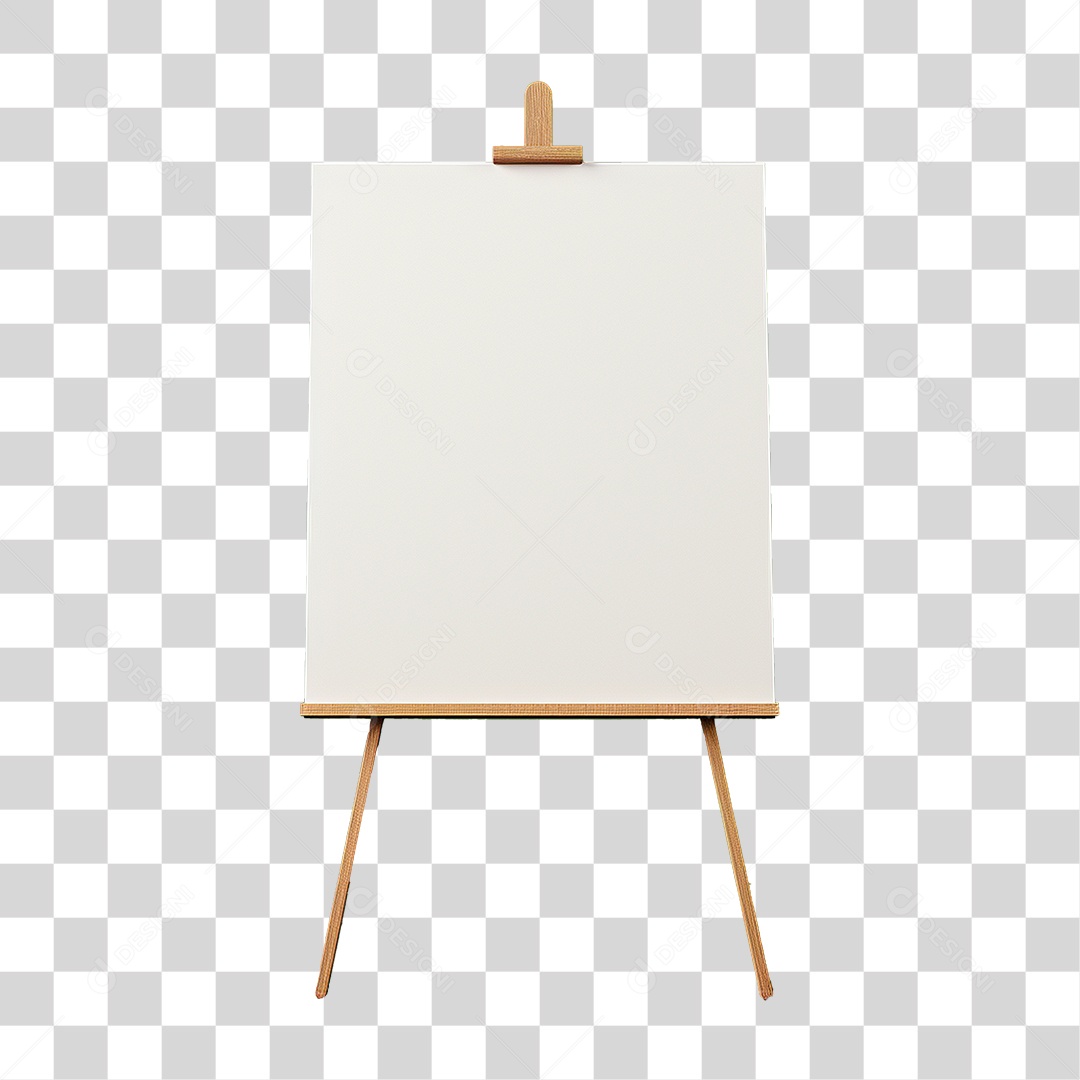 Elemento 3D Quadro PNG Transparente