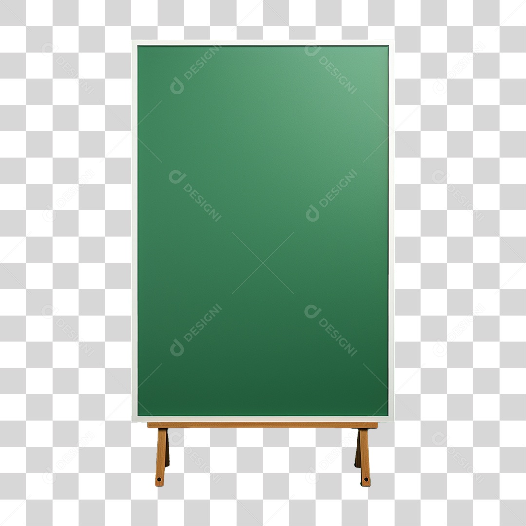 Elemento 3D Quadro PNG Transparente