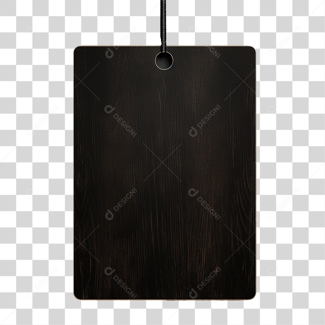 Elemento 3D Quadro PNG Transparente