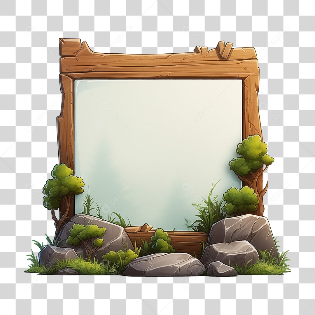 Quadro Branco PNG Transparente