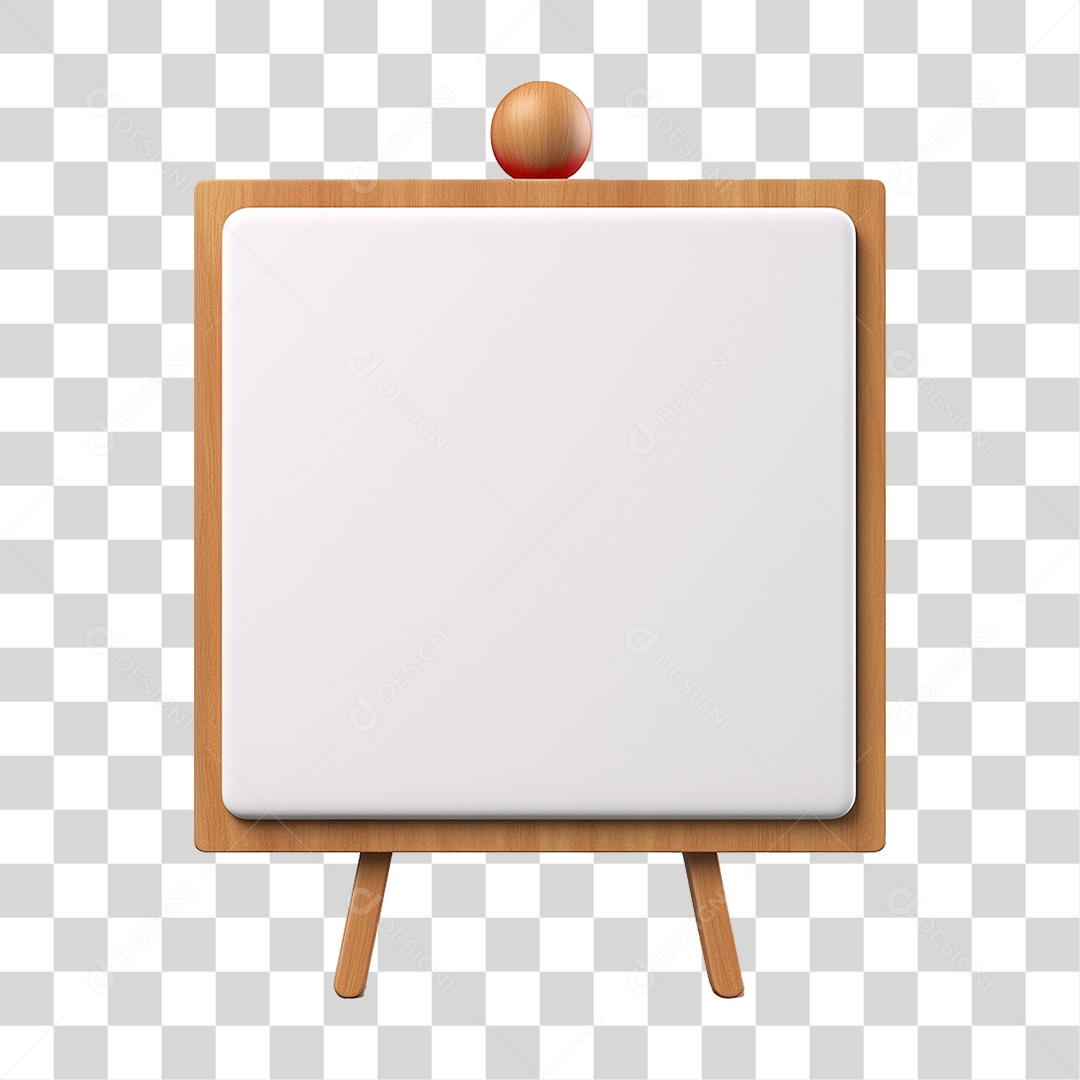 Quadro Branco PNG Transparente