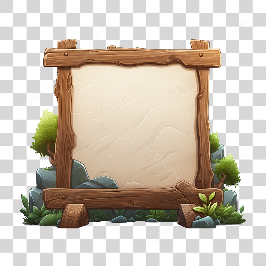 Quadro Branco PNG Transparente