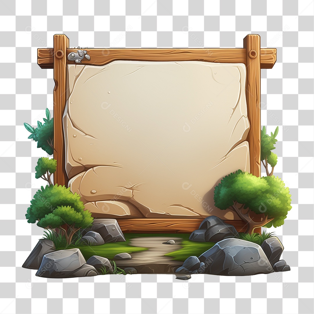 Quadro Branco PNG Transparente