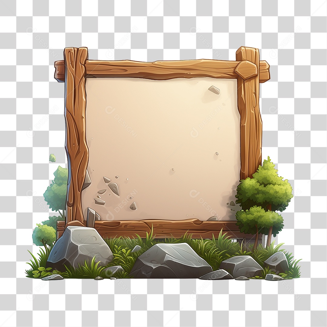 Quadro Branco PNG Transparente