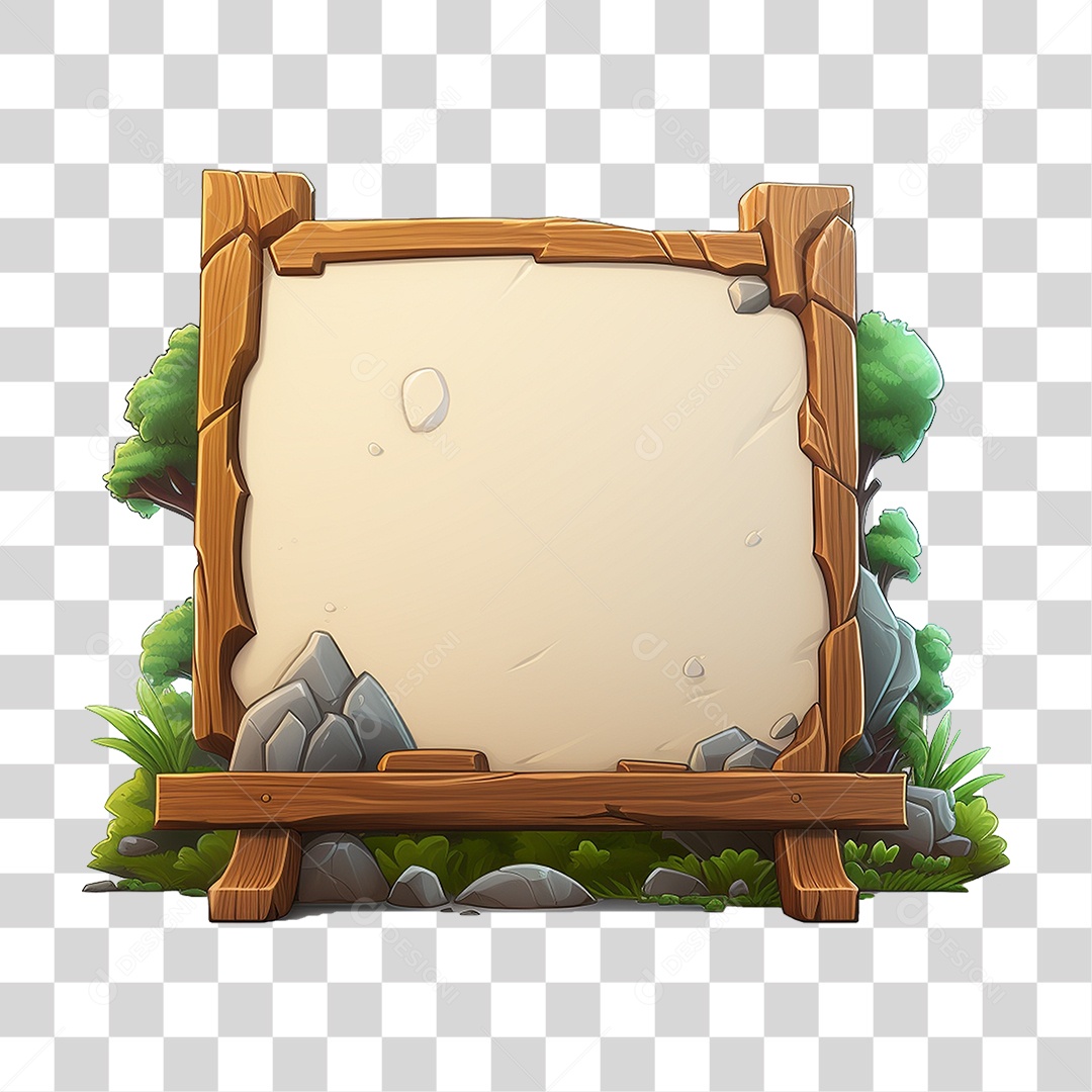 Quadro Branco PNG Transparente