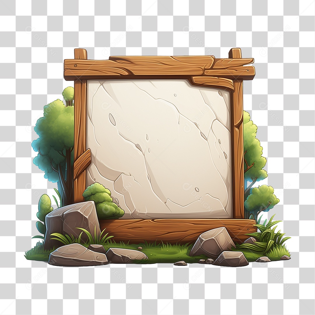 Quadro Branco PNG Transparente