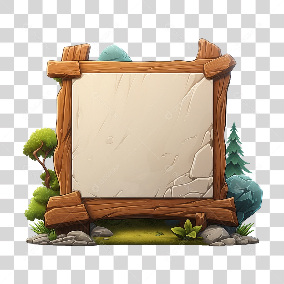 Quadro Branco PNG Transparente
