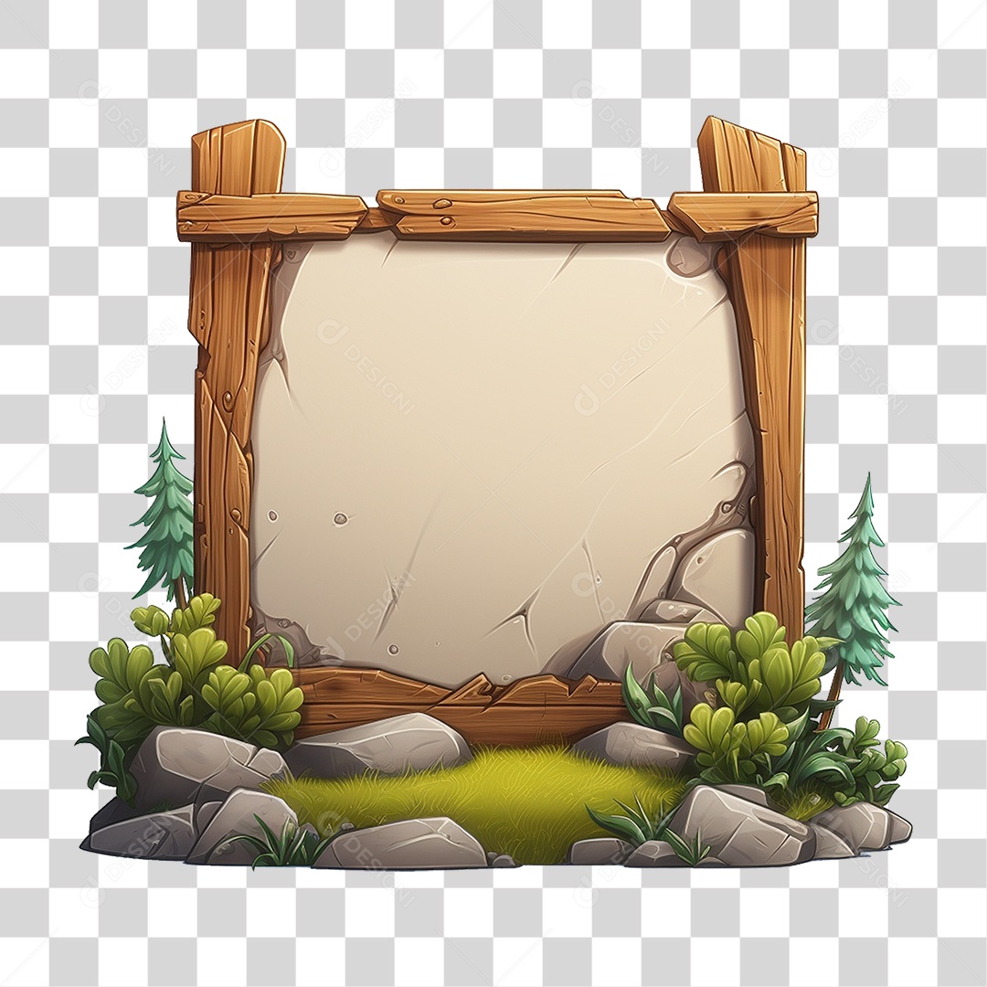 Quadro Branco PNG Transparente