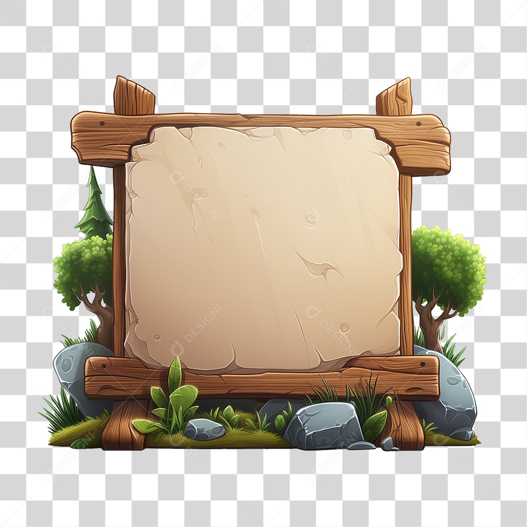 Quadro Branco PNG Transparente