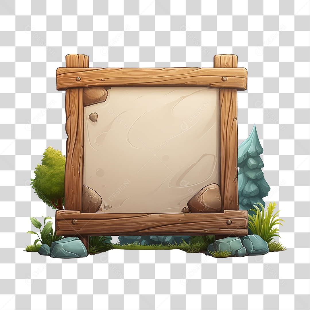 Quadro Branco PNG Transparente