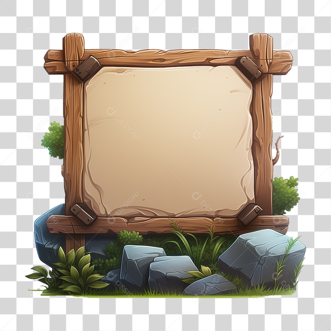 Quadro Branco PNG Transparente