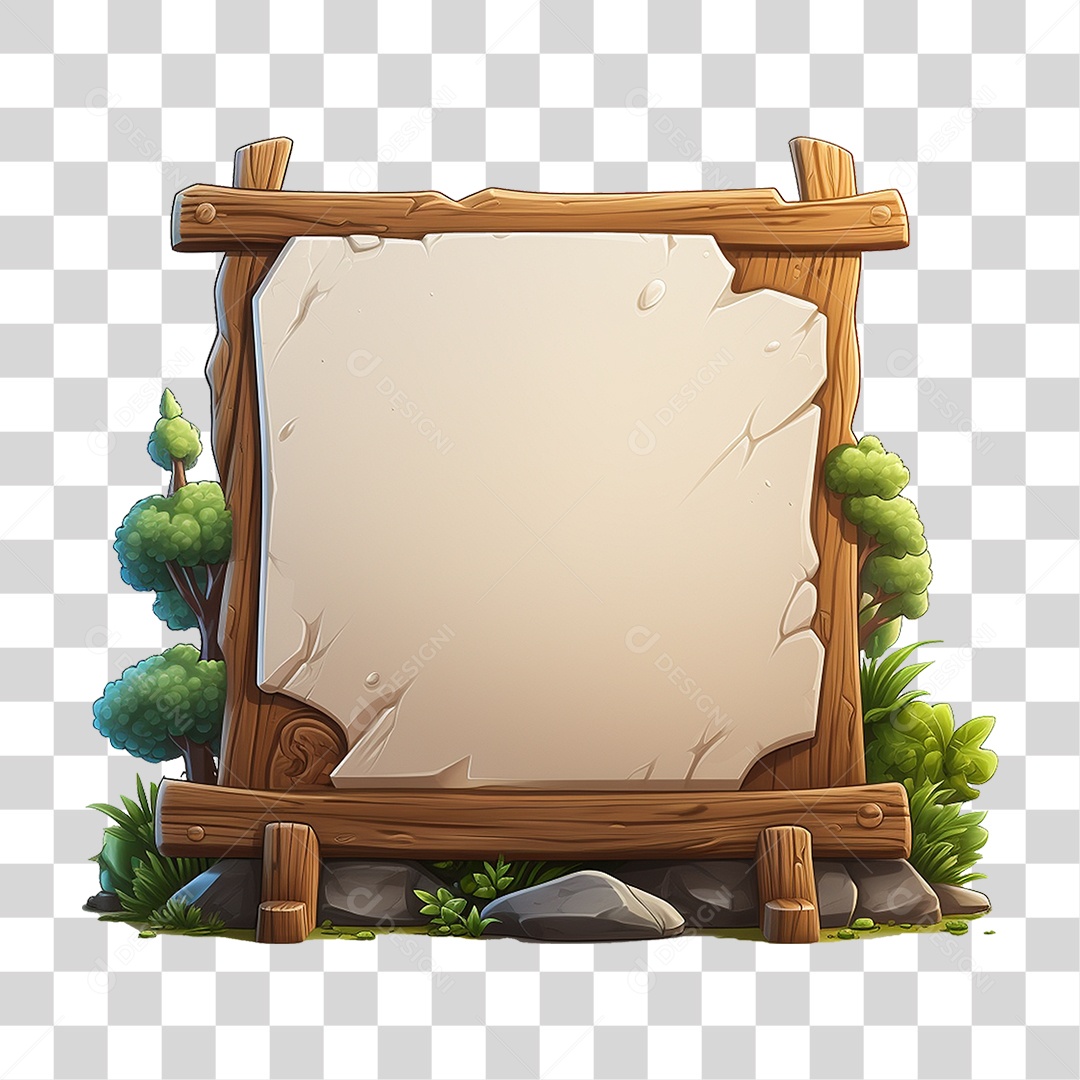 Quadro Branco PNG Transparente