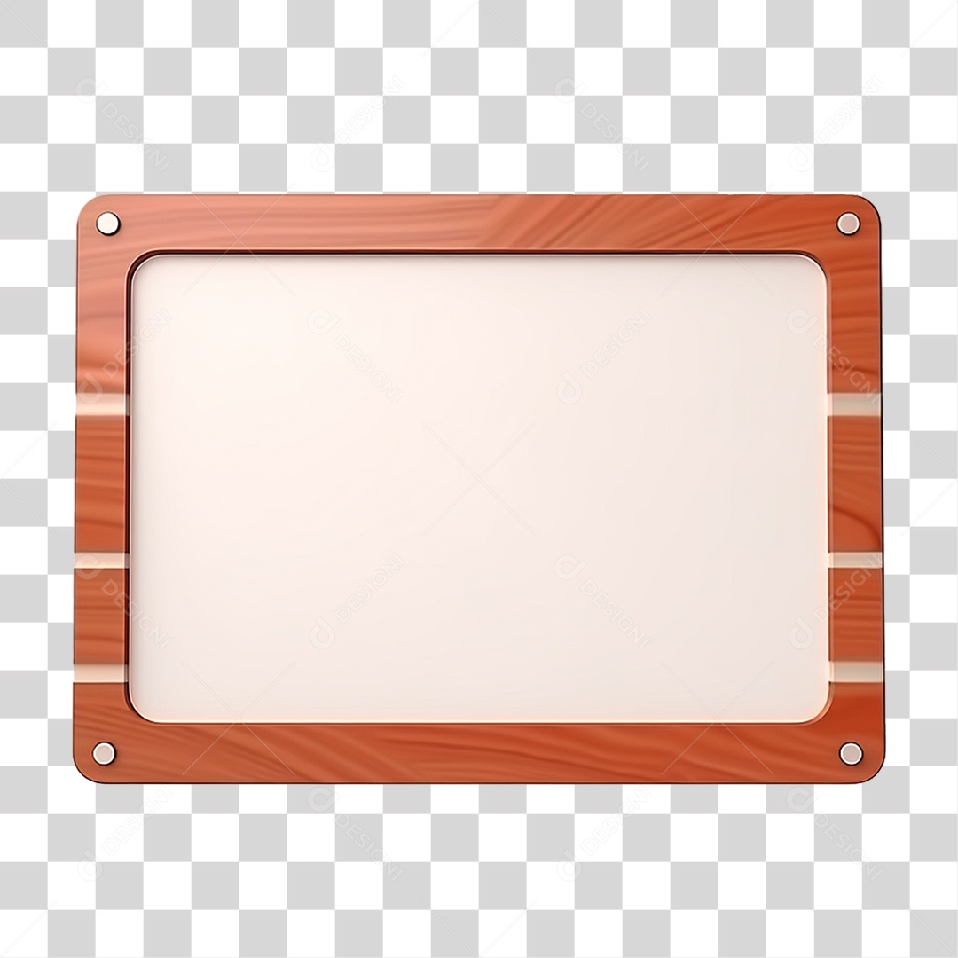 Quadro Branco PNG Transparente