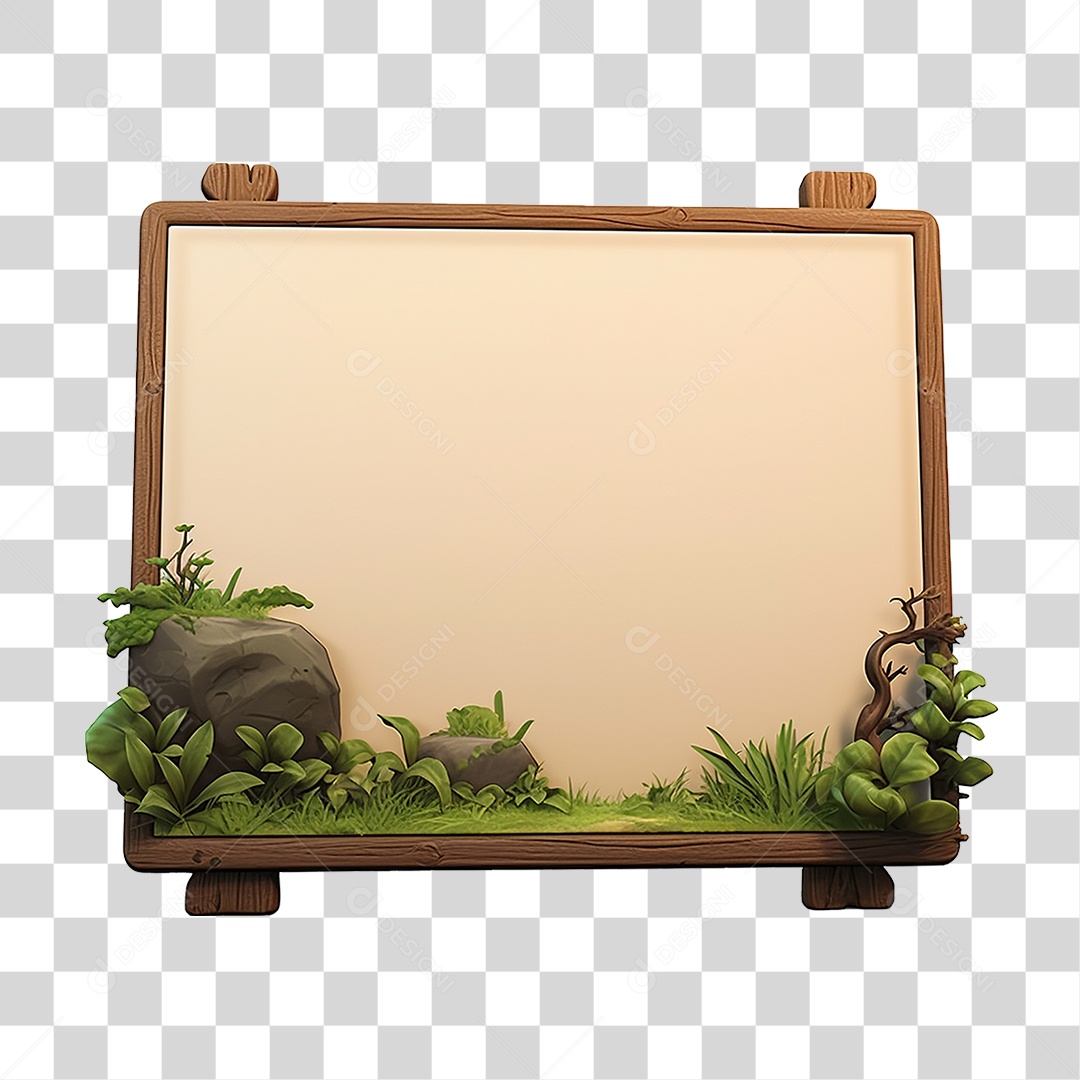 Quadro Branco PNG Transparente