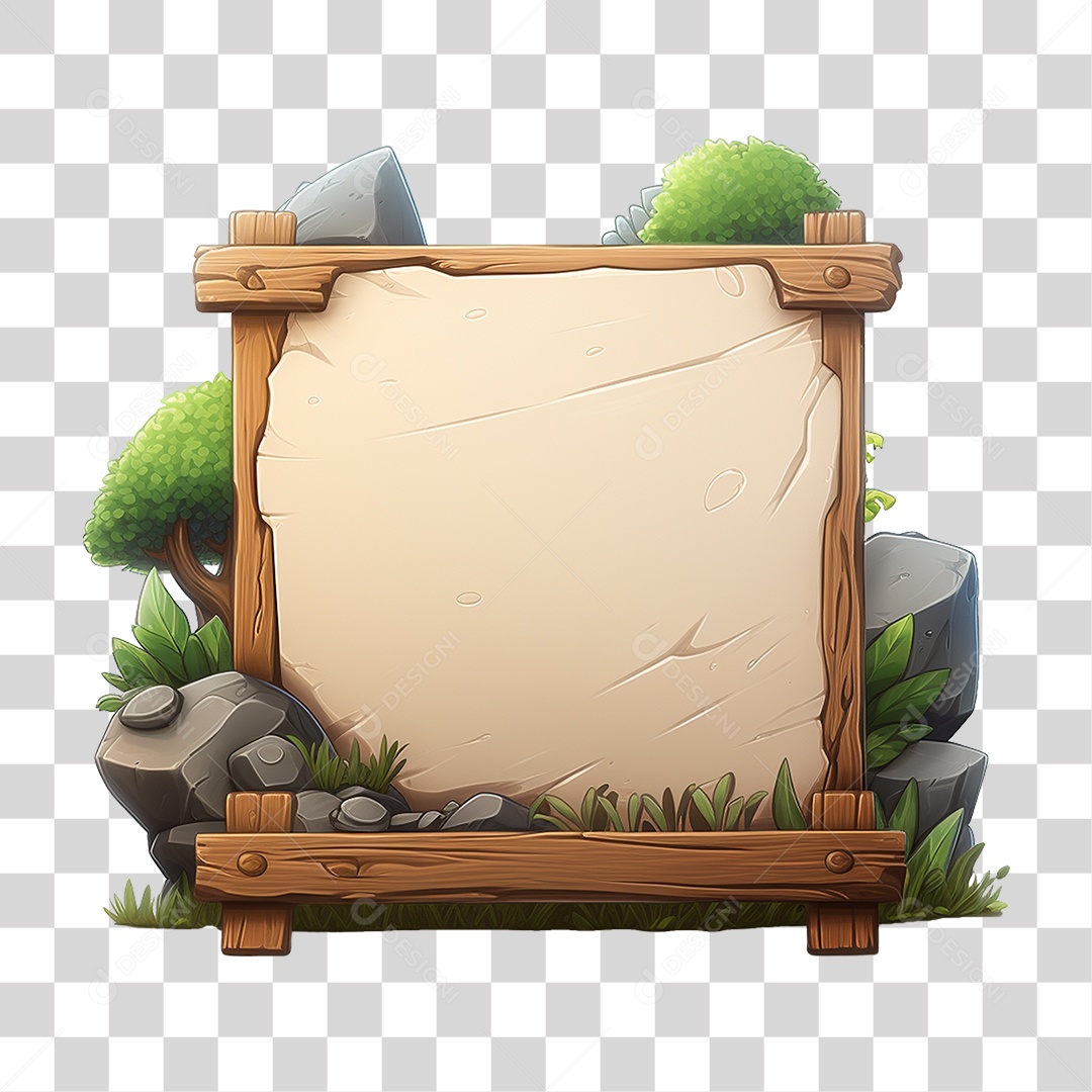 Quadro Branco PNG Transparente