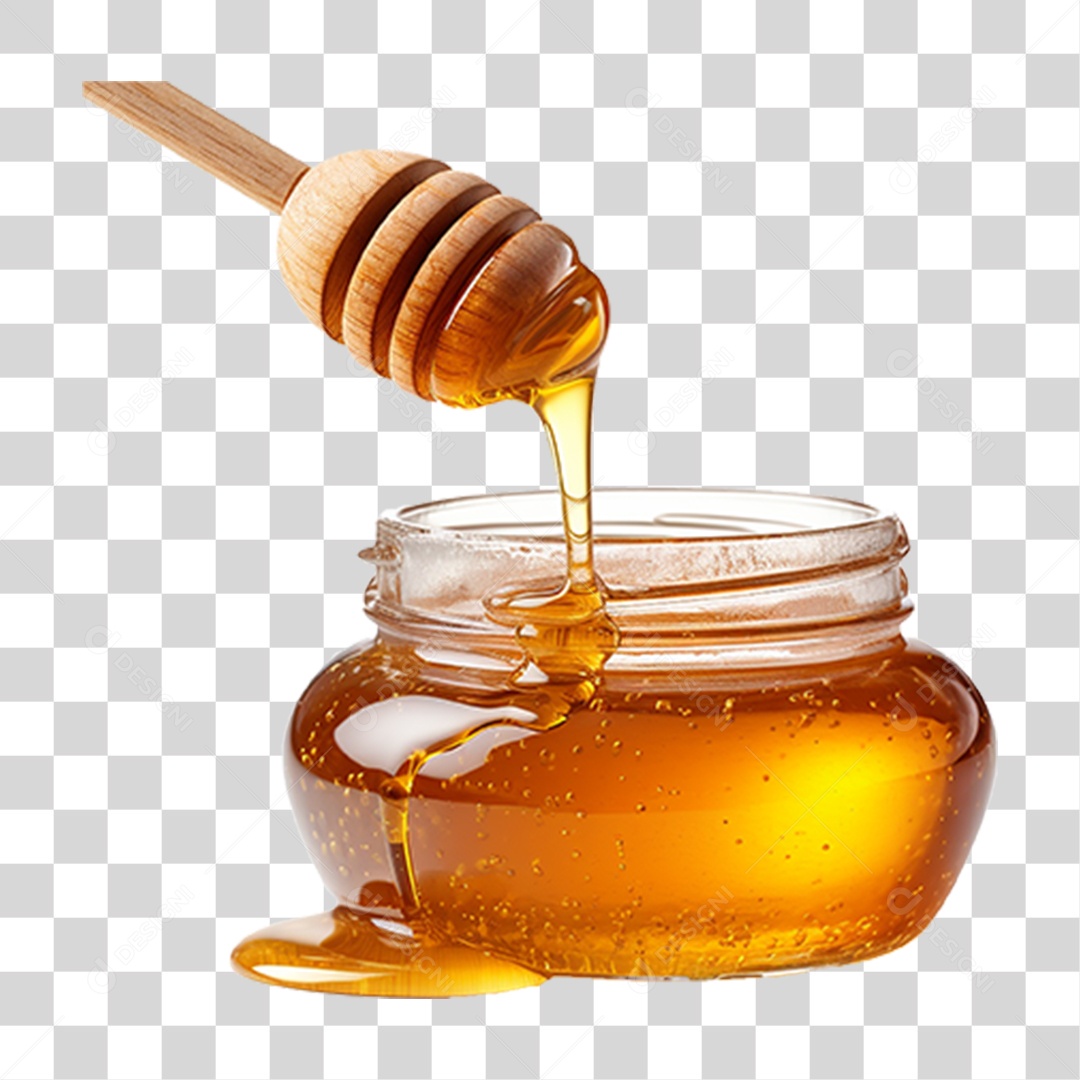 Pote de Mel PNG Transparente