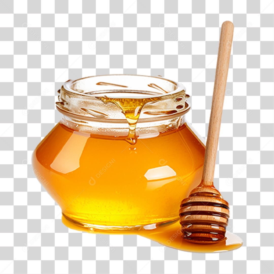 Pote de Mel PNG Transparente