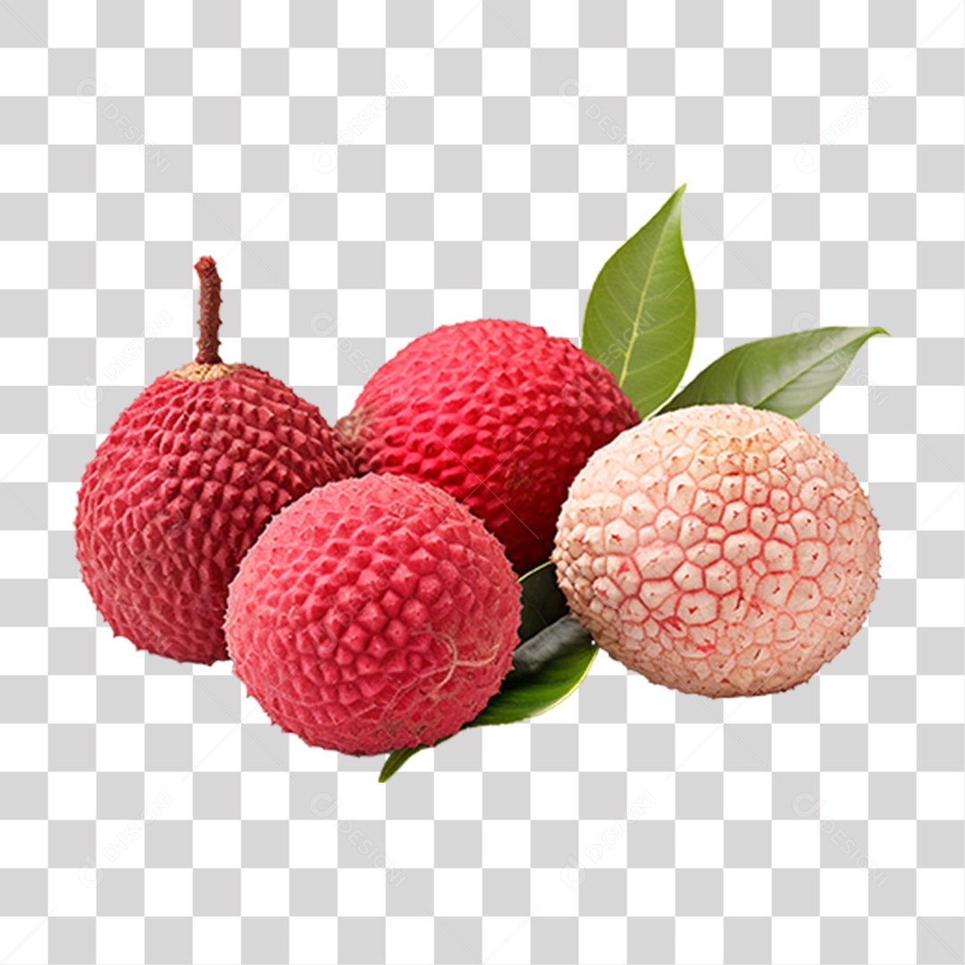 Frutas Lichia PNG Transparente