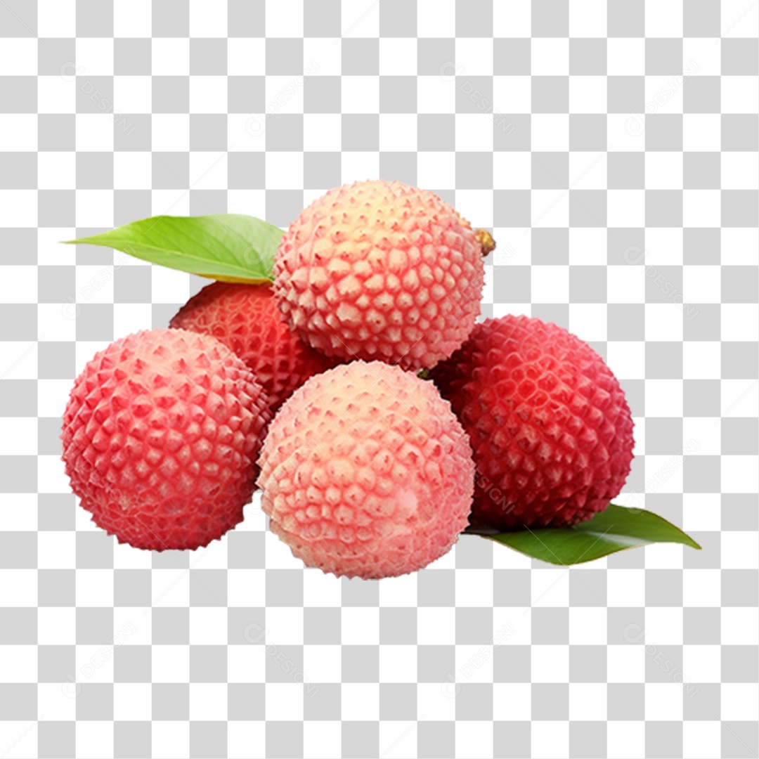 Frutas Lichia PNG Transparente