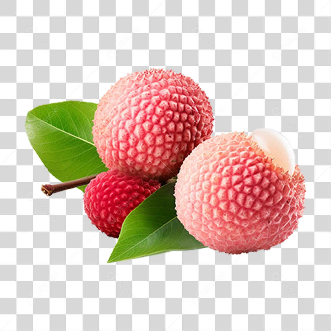 Frutas Lichia PNG Transparente