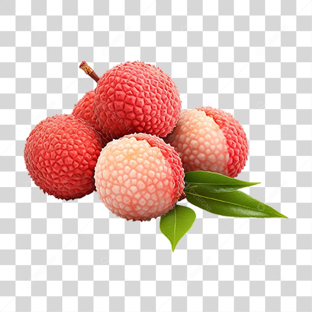 Frutas Lichia PNG Transparente