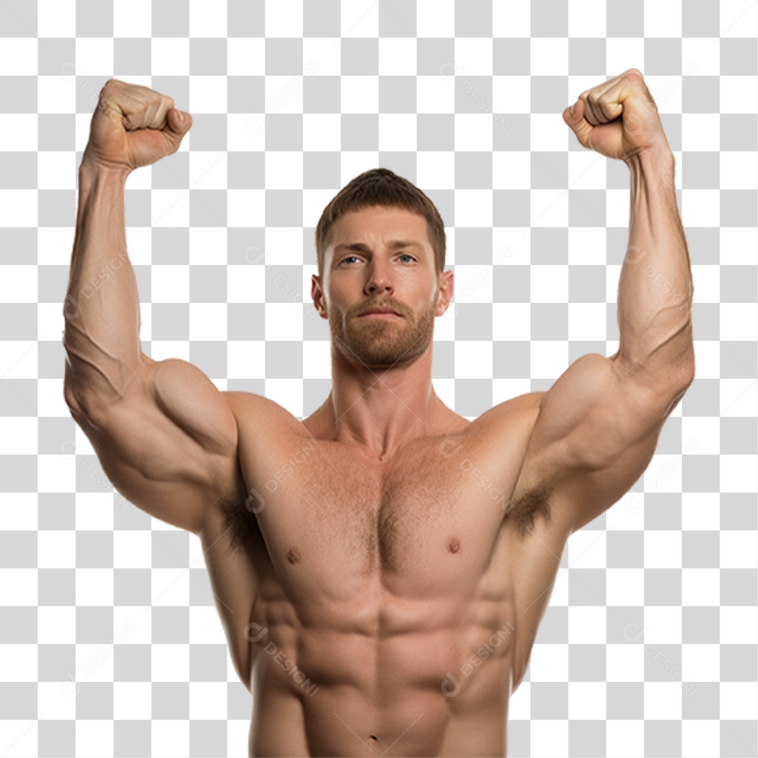 Homem Músculos Academia Treino PNG Transparente