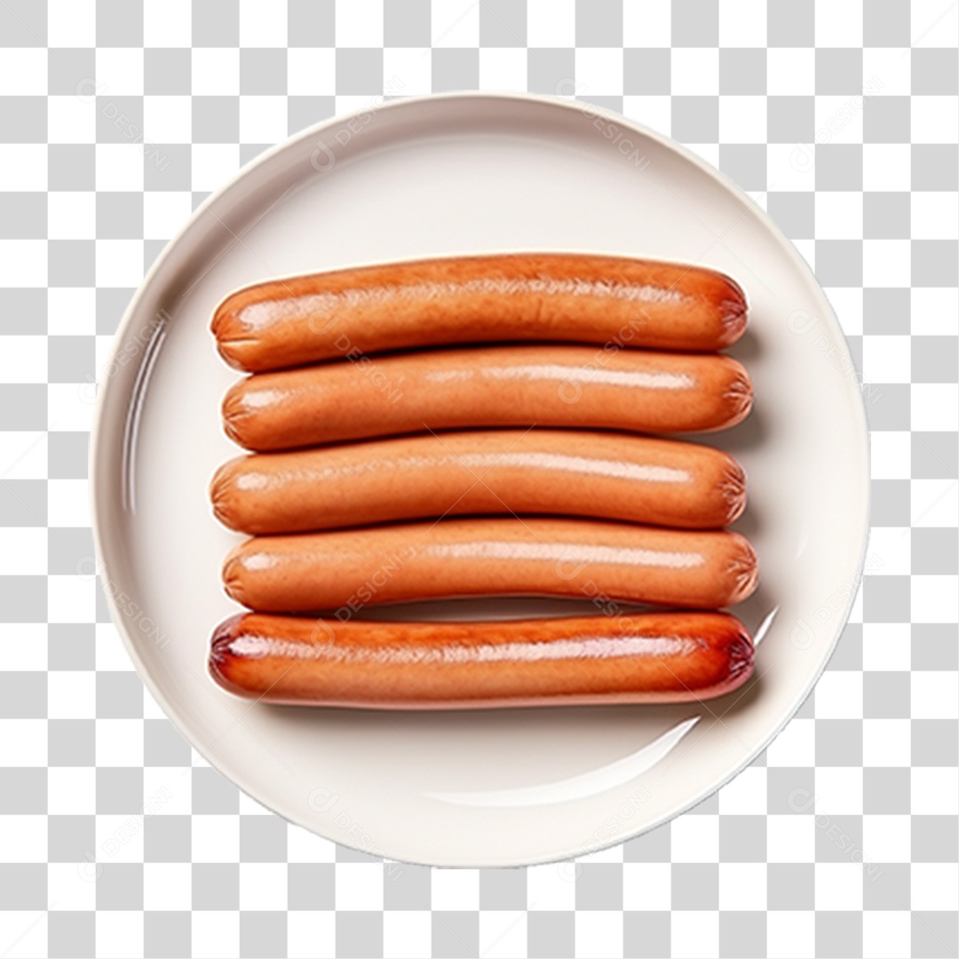Slsicha de Cachorro Quente Hot-Dog PNG Transparente