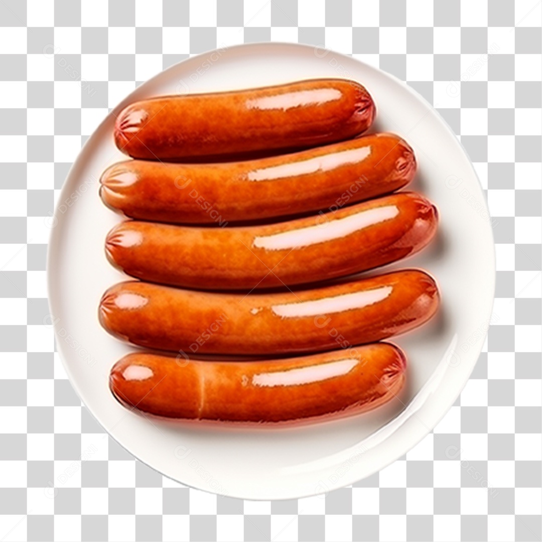 Slsicha de Cachorro Quente Hot-Dog PNG Transparente