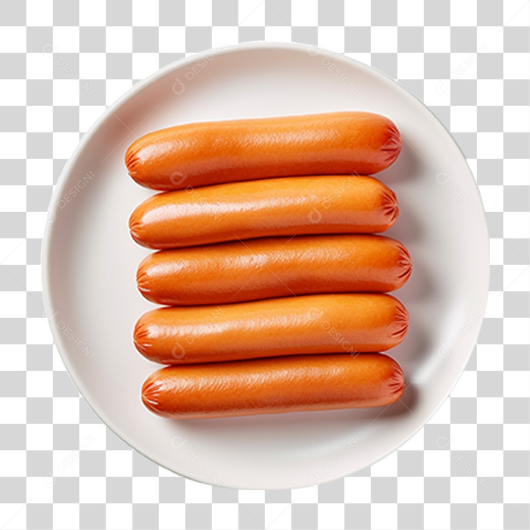 Slsicha de Cachorro Quente Hot-Dog PNG Transparente