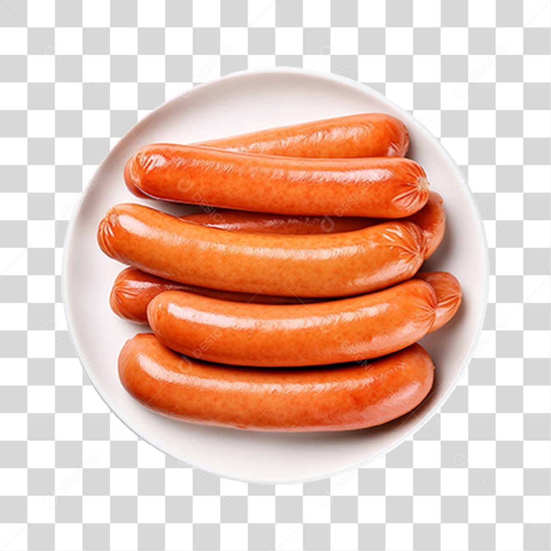 Slsicha de Cachorro Quente Hot-Dog PNG Transparente