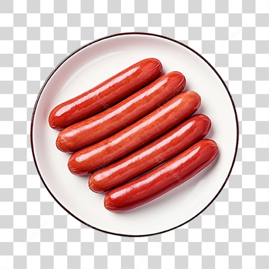 Slsicha de Cachorro Quente Hot-Dog PNG Transparente