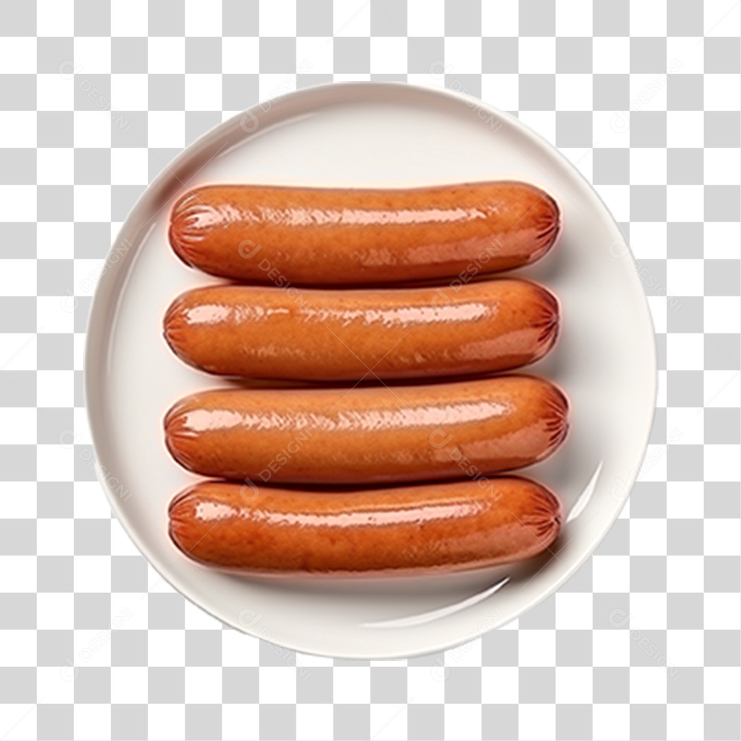 Slsicha de Cachorro Quente Hot-Dog PNG Transparente