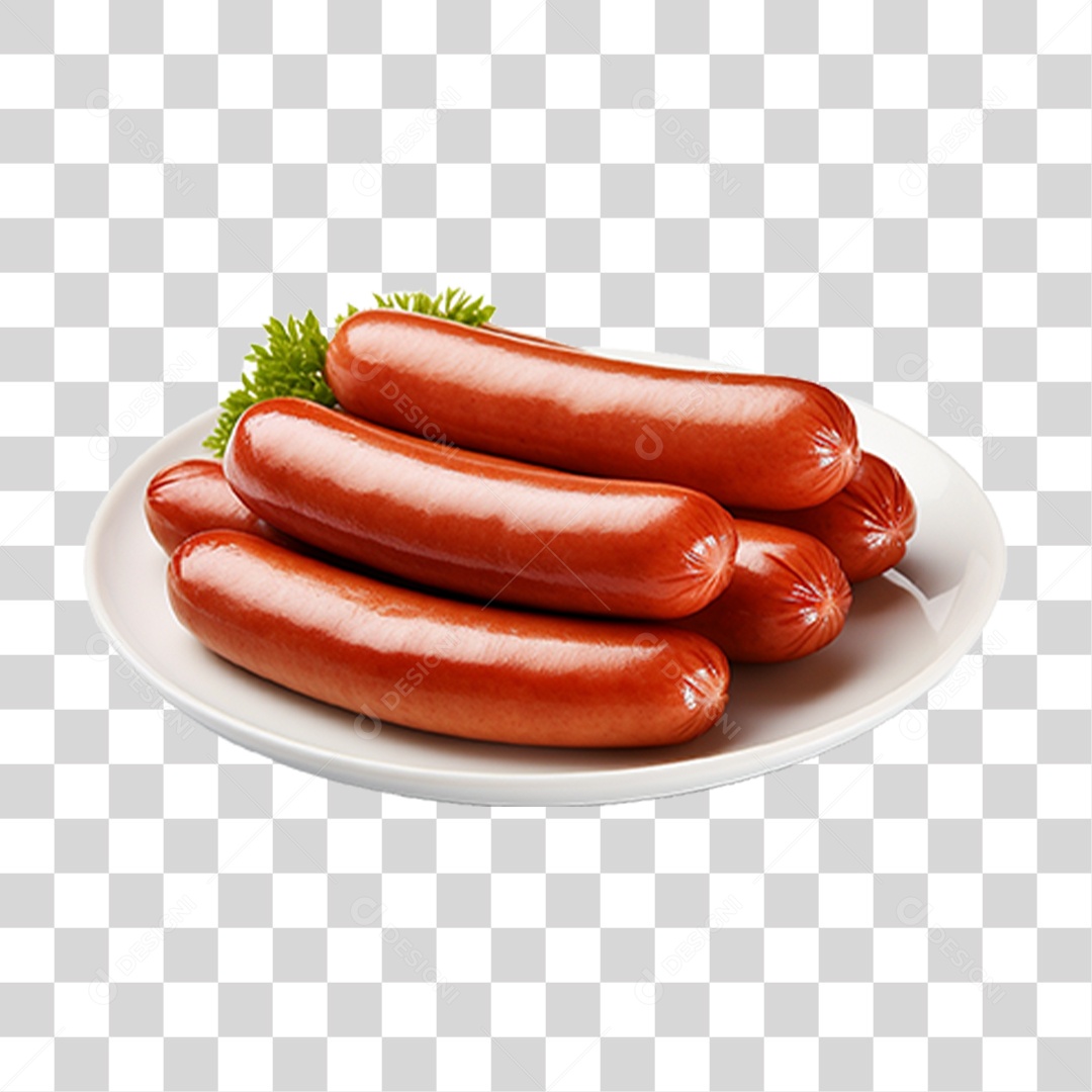 Slsicha de Cachorro Quente Hot-Dog PNG Transparente