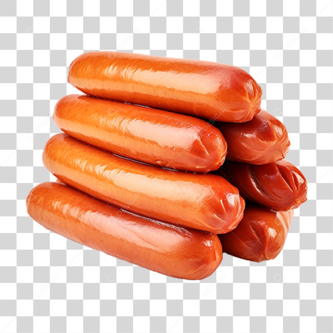 Slsicha de Cachorro Quente Hot-Dog PNG Transparente