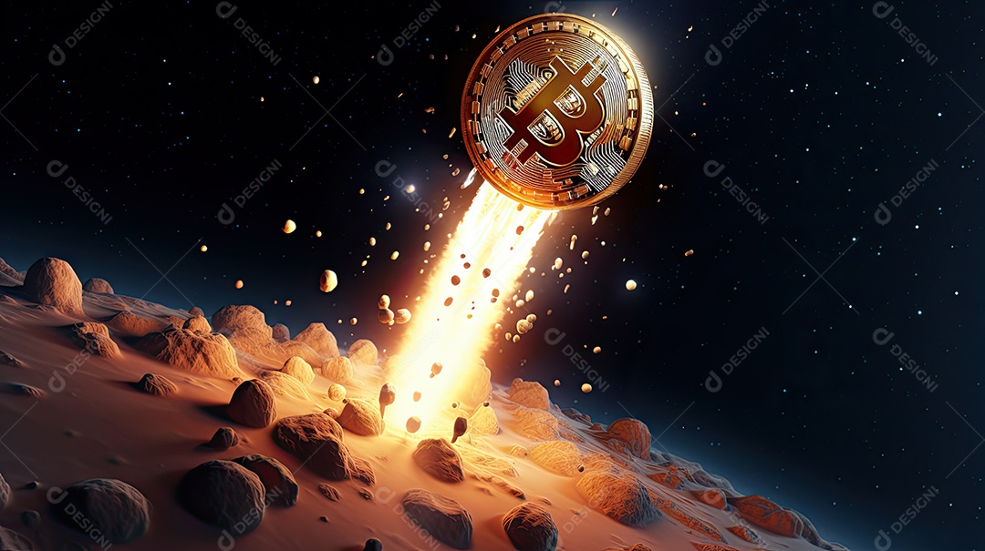 Foguete de bitcoin